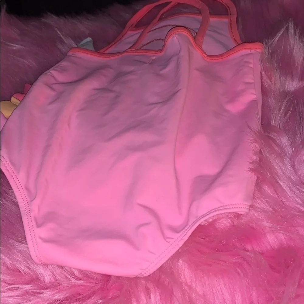 Mud pie pink flamigo bathing suit 24 …